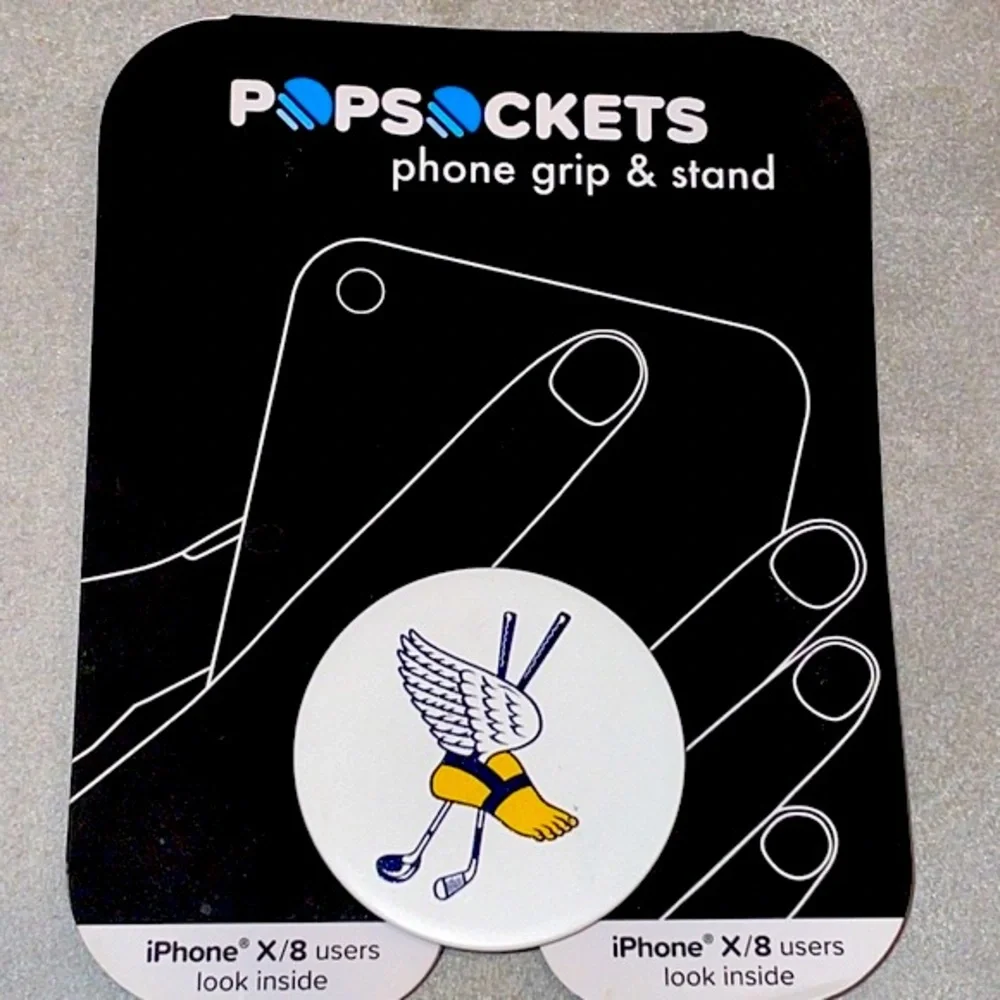 PopSockets Limited Edition Winged Foot Golf Universal Club Cell Phone Grip NWT